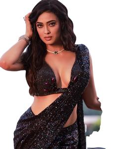 Présentation de la magnifique collection de saris Sequance de style célébrité - Product Image 1