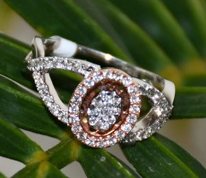 Authentic Original 14K & 18K Stunning <b>Diamond</b> Ring Natural <b>Diamond</b> <b>Jewelry</b> Piece Certified Gold Ring - Product Image 2