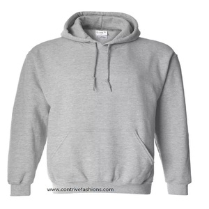 Sudadera con capucha de felpa francesa pesada para hombre, algodón de alta calidad, logotipo personalizado, patrón sólido, primavera de gran tamaño, teñido liso, multicolor - Product Image 4