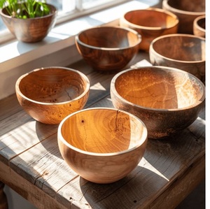 ชามไม้สไตล์ญี่ปุ่นแบบพรีเมี่ยมสำหรับรับประทานอาหารเพื่อสุขภาพ - Product Image 5