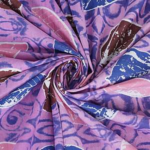 3pc Purple Cotton 240TC Jaipuri Print Double Bedsheet Set with 2 <b>Pillow</b> Covers (ADB1379) - Product Image 4