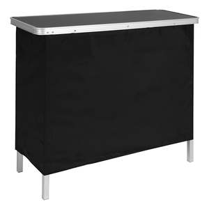 רב צבעים מסיבה בר LED אורות שחור הוואי בר חצאית ומתלה אחסון דלפק בר חיצוני נייד - Product Image 2