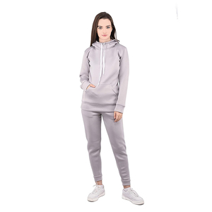 Conjunto de sudadera acogedora para mujer con Jersey de manga larga y pantalones a juego perfectos para ropa de salón y ropa casual con hombros caídos - Product Image 3