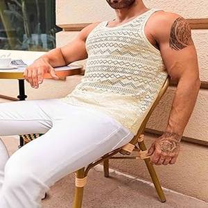 240gsm 100% algodón logotipo personalizado chaleco sin mangas camisetas sin mangas ropa de entrenamiento camiseta chaleco para hombres - Product Image 6