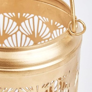 Available High Quality Round Available Glass Candle <b>Jar</b> for Home & Hotel Decoration New Design Best Price Metal Candle Lantern - Product Image 4