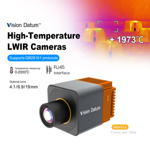 Lwir 640x512 25Hz 0-2000 ℃ đo nhiệt độ cao RJ45 nhiệt hình ảnh lò máy ảnh mô-đun cho lọc dầu - Product Image 1