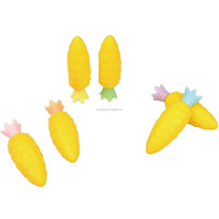 Stylo surligneur miniature en forme d'ananas mignon, 6 pièces/ensemble, marqueurs fluorescents pastel kawaii pour étudiants, journalisation, école, bureau