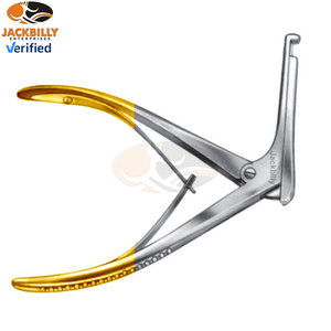 Jackbilly เครื่องมือผ่าตัดคุณภาพสูง4นิ้ว90องศา4มม. เคอร์ริสัน mastoid rongeur เจาะสเตนเลสธรรมดา - Product Image 3