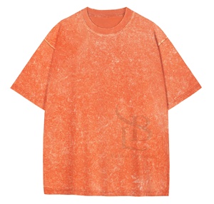 Diseño personalizado camiseta en blanco mujer Vintage manga larga desgastado lavado ácido de gran tamaño Boxy Fit camiseta transpirable OEM 2025 - Product Image 1