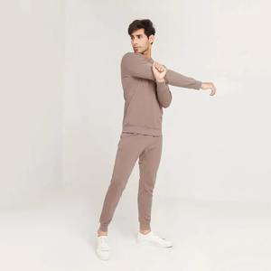 Ropa deportiva con logotipo personalizado, chándal para entrenamiento, fitness, Polar, sudadera de talla grande y pantalones de chándal, conjuntos para correr, chándal para mujer - Product Image 5