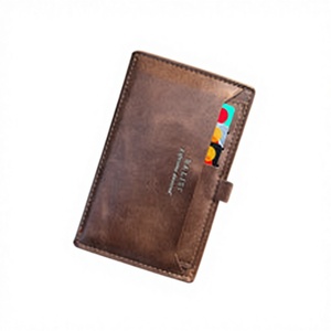 Portefeuille élégant pour homme en cuir synthétique de qualité supérieure, imperméable, fin, à double pli, porte-cartes, organisateur de monnaie durable, élégant pour tous les jours - Product Image 5