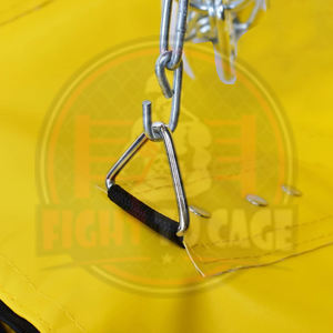 กระสอบทรายหนังหนักแบบกำหนดเอง ปี 2025 เหมาะสำหรับเทควันโด มวยไทย พร้อมตะขอโซ่โลหะ - Product Image 5