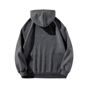 Wholesale Men's Hoodies Heavyweight Oversize Plain Cotton Street Style Hoodies Custom Drop Shoulder Pullover For Winter - Product Image 2