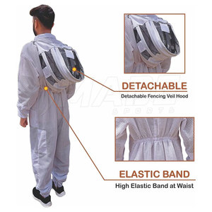 เสื้อแจ็กเก็ตกางเกงสำหรับผู้ชายผู้หญิงชุดผึ้งสำหรับมืออาชีพ - Product Image 5
