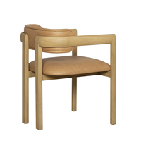 Chaises de salle à manger en bois traditionnelles personnalisées directement de l'usine, avec coussin – légères et portables pour appartement et hôtel, prix raisonnable