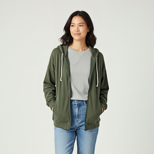 SUHE WS1511 Nouveaux ensembles de survêtements deux pièces en modal pour femmes, à capuche, manches longues, tricoté uni, tenue décontractée, taille élastique - Product Image 2