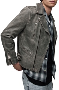 Nouvelle veste universitaire en cuir véritable pour homme personnalisable avec fermeture à boutons Style de rue moderne Look urbain moderne - Product Image 6