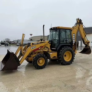 รถตักล้อยางมือสอง ปี 2024 ยี่ห้อ John Deere รุ่น 410K พร้อมปั๊ม MOOG รับน้ำหนักได้ 200 ตัน เครื่องยนต์ Kubota เกียร์ประสิทธิภาพสูง ขาย - Product Image 1