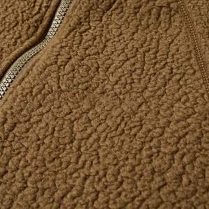 Veste en polaire sherpa à logo brodé personnalisé de haute qualité en gros, col montant, respirante, coupe-vent, hiver, homme, décontractée - Product Image 5