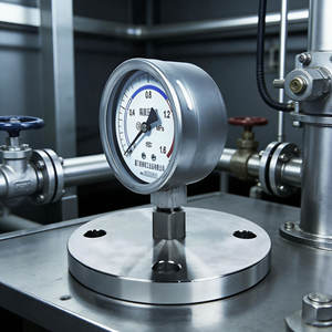 위생 다이어프램 압력계 진공 -1~<span class=keywords><strong>0</strong></span> 바 트라이 클램프 1.5인치 SS316L 식품 제약 위생 마노미터 4인치 액체 - Product Image 2