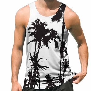 Ultra Lightweight Men's Cotton Performance Tank Tops Classic Canvas <b>Running</b> <b>Singlet</b> Casual Sleeveless Design Men Tank Top - Product Image 6