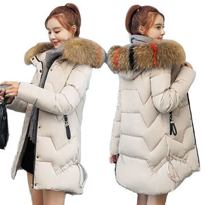 Blouson d'hiver pour femme en toile brute respirante, écologique, réversible, grande taille, manches courtes, col rabattu - Product Image 5