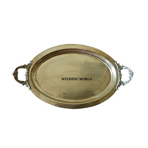 Bandeja de Chocolate de Lujo Moderna, Ecológica, Hecha a Mano, de Metal con Acabado Dorado, Forma Rectangular, Personalizable para el Hogar y Restaurantes - Product Image 5