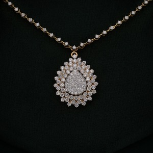 Aniva Jewels Pendentif détachable 14kt Pendentif en diamant naturel interchangeable Collier Bijoux pour femmes Mariage - Product Image 1