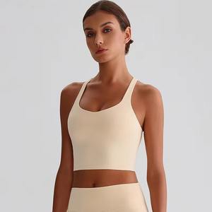 Mujeres Deportes Tank Top Seamless Yoga Crop Top Gimnasio Fitness Workout Activewear Personalizable - Product Image 5