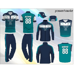 Uniforme deportivo de grillo Powerhawke, conjunto completo disponible en diferentes colores y logotipo personalizado, nombre de equipo, hecho en la India - Product Image 2