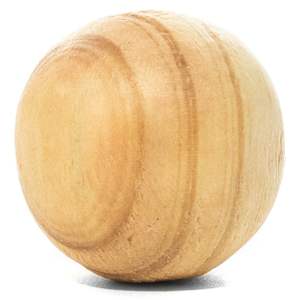 Bola de madera de nogal 10cm a 34cm de diámetro Acabado natural Madera dura grande - Product Image 5
