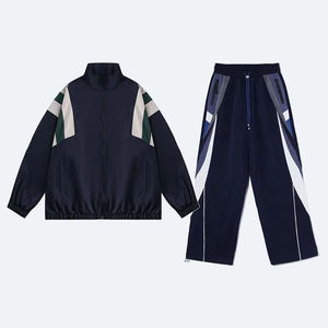 Outdoor Training Windbreaker Set Breathable Custom Sportswear Tracksuit Nylon Windbreaker Manufacturer - Product Image 3