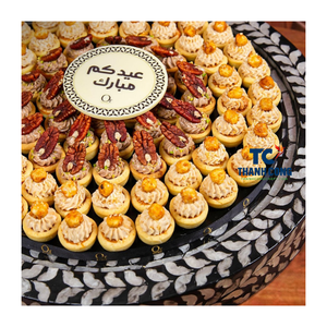 Bandejas de Nácar Más Vendidas, Hermosas Bandejas de Servir Hechas a Mano para Decoración del Hogar en Ramadán y Reuniones Festivas de Oriente Medio - Product Image 2