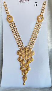 Hecho a medida en bonitos collares de latón de temática africana de diseño de chakra redondo con pendientes a juego para la reventa por diseñadores de joyas - Product Image 4