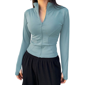 Couche de base sportive à manches longues pour femmes, tissu respirant à séchage rapide et évacuation de l'humidité, conception personnalisée pour le golf, OEM et ODM - Product Image 2