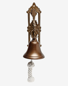 Timbre de puerta de diseño tradicional con acabado antiguo de hierro fundido y latón directo de fábrica para compradores genuinos - Product Image 4