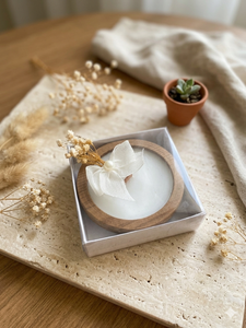 Set de Regalo de Lujo para Mujer SPA: Toalla Peshtemal de Algodón Turco, Cuenco de Madera, Vela Aromática, Jabón Natural, Peine, Llavero de Ojo Turco, Accesorios para Coche - Product Image 4
