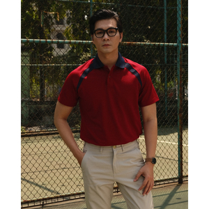 Polos respirants et doux pour hommes, séchage rapide, uniformes d'équipe de tissage exquis, polos pour hommes, vêtements décontractés d'usine du Vietnam - Product Image 1