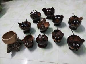 กะลามะพร้าวดิบ 100% ราคาที่ดีที่สุดจากเวียดนามสําหรับพืช - Product Image 2