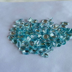 Accessoires de bijoux de qualité AAA certifiés IGI aigue-marine naturelle - Product Image 5