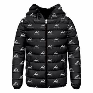 Chaqueta acolchada de burbujas con capucha de calidad superior para hombres y mujeres, ropa de abrigo cálida y elegante personalizable con cremallera para clima frío de invierno - Product Image 1