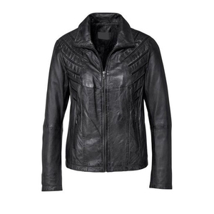 Chaqueta de Cuero de Primera Calidad 2025 Azul Rey, Chaquetas de Invierno con Tirantes para Mujer, Chaquetas de Cuero Vacuno Genuino Transpirable - Product Image 6