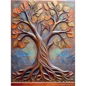 Árbol DE LA VIDA Mármol Cerámica Cocina Baño Ducha Pared Mural Backsplash Azulejo - Product Image 1