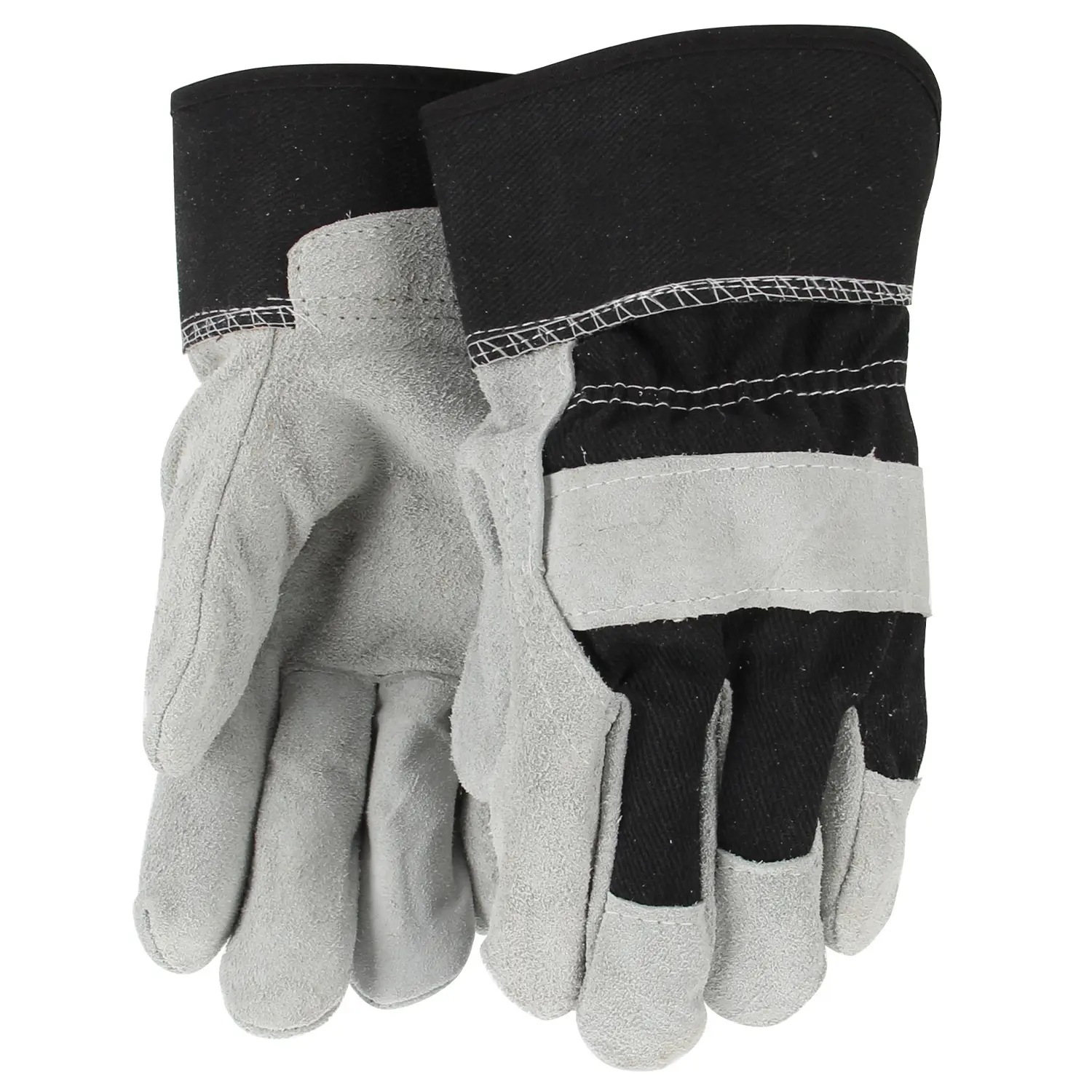 KSEIBI высококачественные кожаные сварочные перчатки #14 белый и черный для защиты от высоких температур.