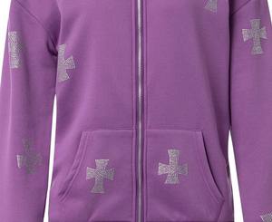 Sweats à capuche en strass pour femmes de qualité supérieure vêtements pour adultes prix bon marché sweats à capuche respirants anti-rides pour femme avec logo personnalisé/dessins - Product Image 3