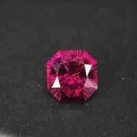 Pierre précieuse synthétique de rhodonite bleue, de qualité supérieure, de forme octogonale, rare, de qualité supérieure, pierre unique pour collectionneur, bijoux fins de luxe