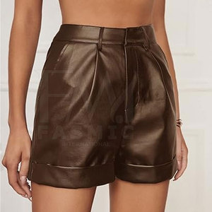 Shorts de Cuero Transpirables para Mujer, Diseño de Logotipo Personalizado, Resistentes al Viento e Impermeables, Alta Calidad, Ligeros, Nueva Llegada - Product Image 3