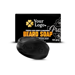 Jabones de Baño para Hombre, Jabón de Barba Natural de Carbón Vegetal, Agradable para la Piel, Blanqueador, Cuidado de la Piel, Marca Privada, Venta al por Mayor, Accesible - Product Image 1