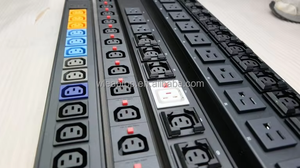 DoyonTek 12 IEC C13 2 IEC C19 ซ็อกเก็ต PDU OEM ชุดจ่ายไฟแบบติดตั้งบนแร็ค อลูมิเนียมอัลลอย สำหรับศูนย์ข้อมูล - Product Image 4