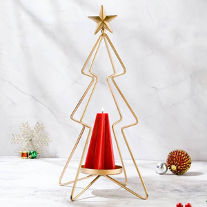 Top Selling Metal <b>Tea</b> <b>Light</b> Holder for Home Christmas Decor Christmas Tree from India in Bulk Best Price - Product Image 4